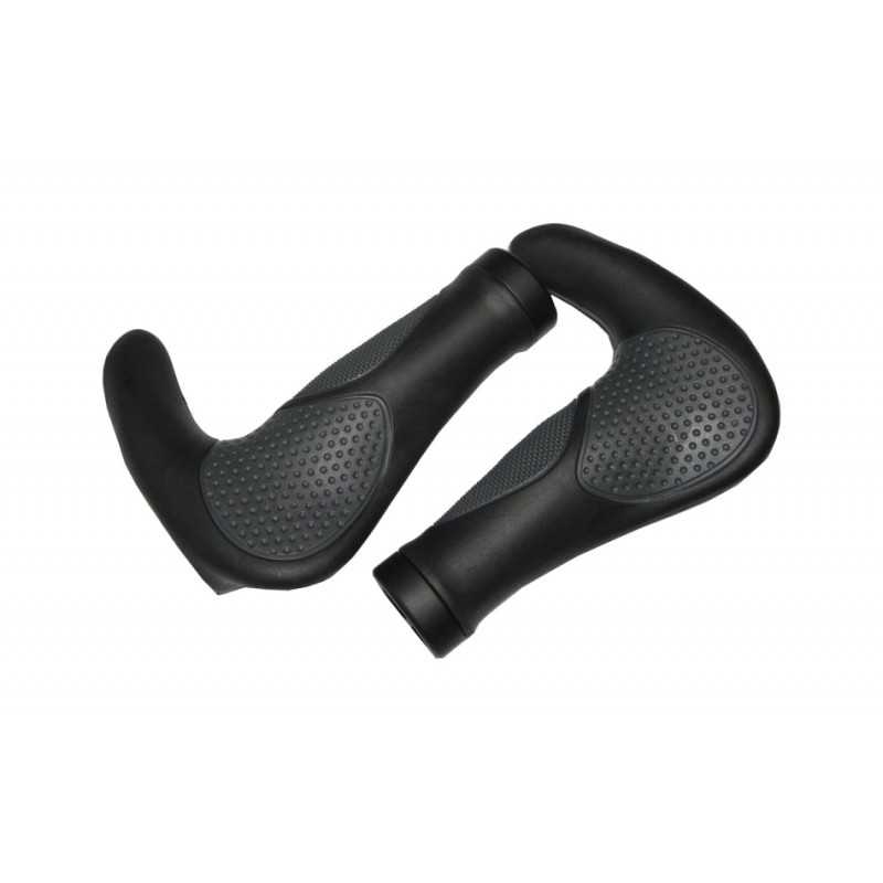 Set of cuffs diameter 22mm  OSLO MTB KRATON/GEL 147 MM