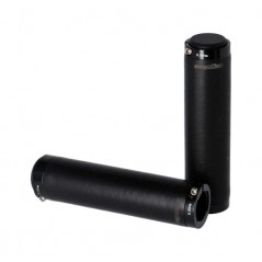Set of silicone / aluminum bicycle grips  MTB-ATB BILBAO 130/130MM