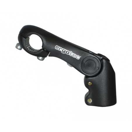 ERGOTEC Adjustable aluminum handlebar stem angle KOBRA VARIO AHEAD 40 25.4/28.6 374154