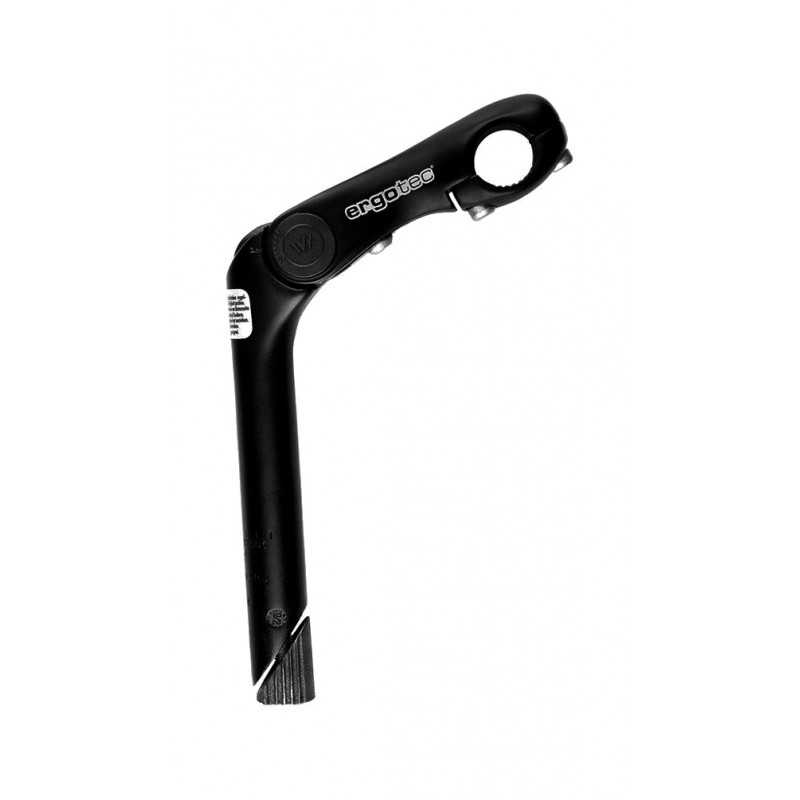 ERGOTEC Aluminum adjustable stem handlebar stem KOBRA VARIO 25.4/22.2 180 374183VAR