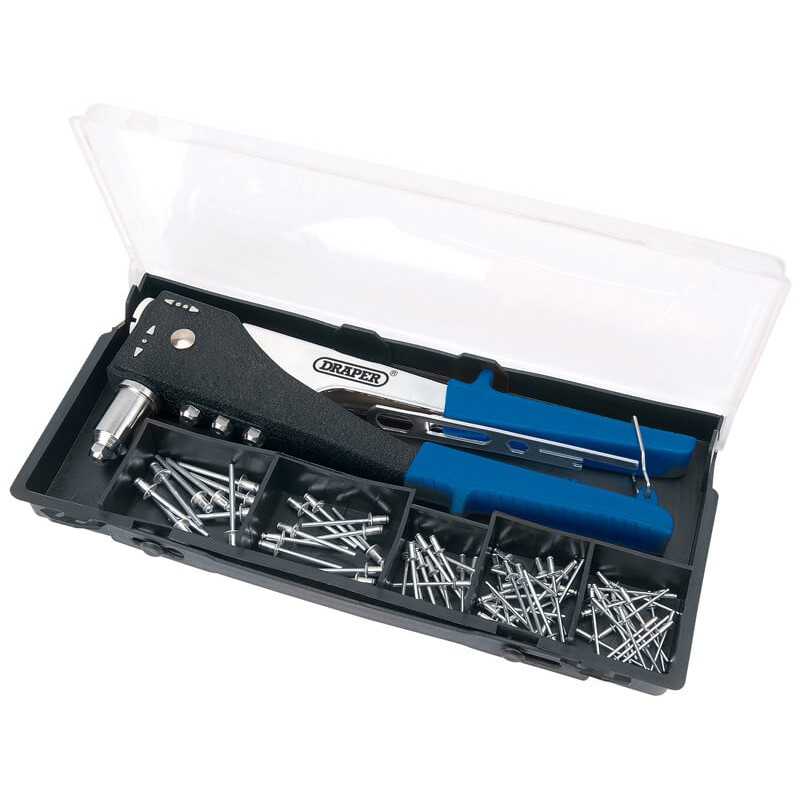 DRAPER Juego de alicates remachadores 8927848