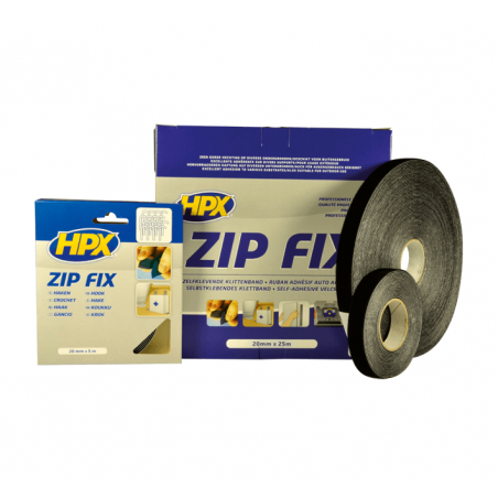 HPX Cinta de velcro autoadhesiva ZIP FIX 893207