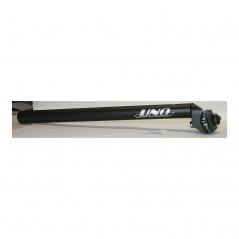 Black saddle seat post  350 mm