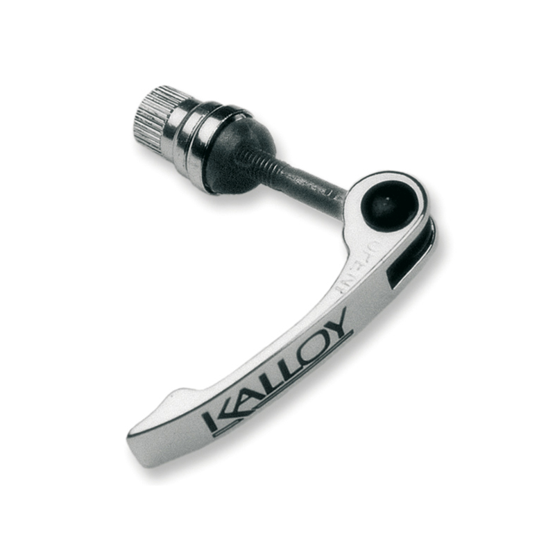 KALLOY UNO Tija de sillín bicicleta Quick Release aluminio en color plata para MTB, carretera, ciudad, BMX, E-BIKE, infantil, gr