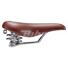 Seat, cruiser with springs velo vl8114 skin brown+rivets
