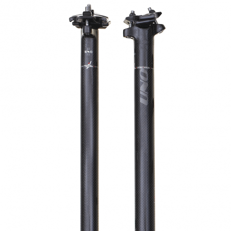 KALLOY UNO Tija full carbono 350mm: diseño de doble tornillo y tecnología QTS TSP01