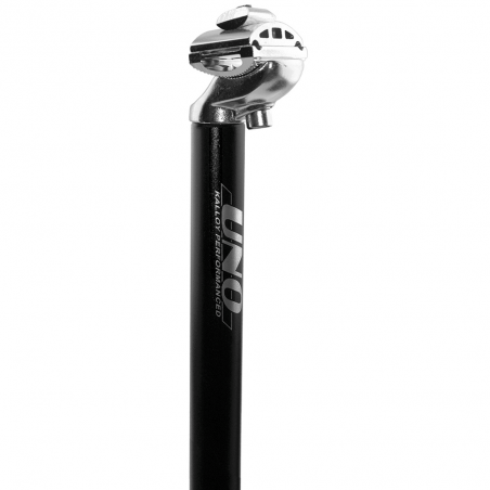 KALLOY UNO Tija de sillín aluminio 400 mm para bicicletas montaña, carretera, ciudad, e-bike, gravel, ciclocross, trekking y tou