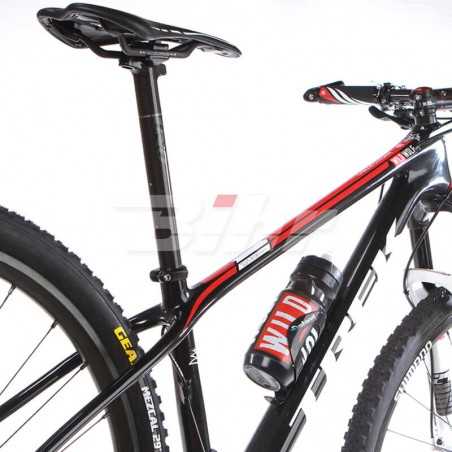 Seat, velo carbon fiber rails black white prostatic 150g 270x130mm bicycle