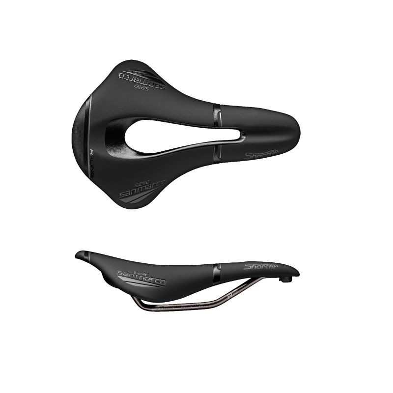 SELLE SANMARCO Sillin asiento bicicleta SAN MARCO SHORTFIT RACING OPEN 250X144 MM 64720VAR
