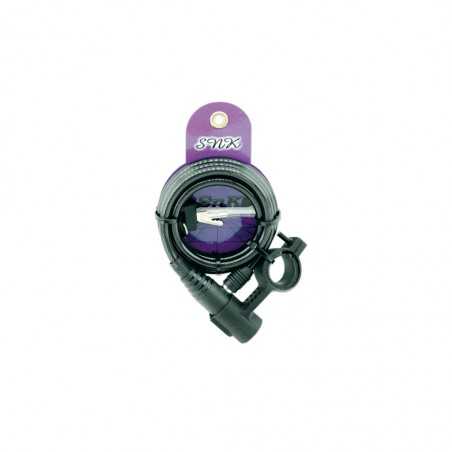 Padlock, spiral btt, support at stem various sizes