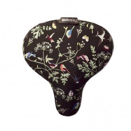 Waterproof saddle cover with bird print  WANDERLUST