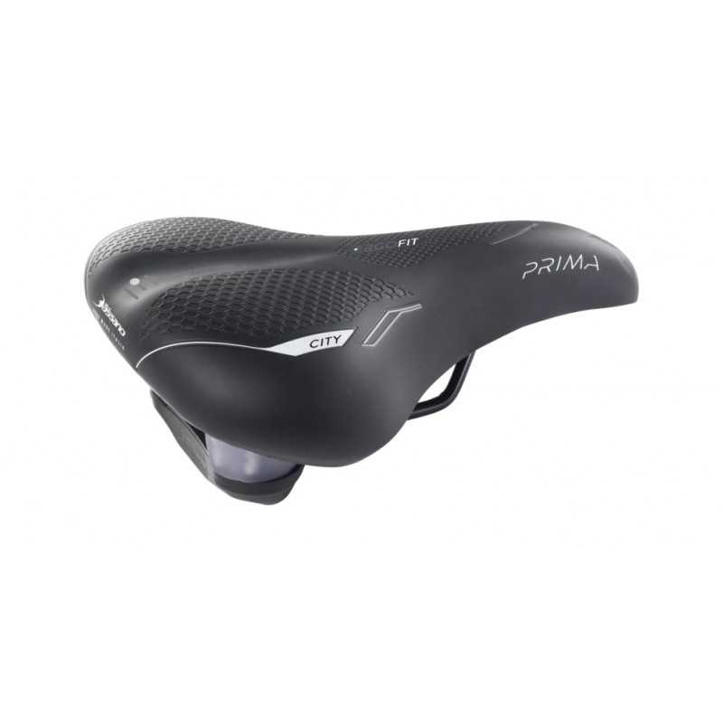 Elastomer bicycle seat saddle  SELLE BASSANO PRIMA CITY UNI 270x250 MM