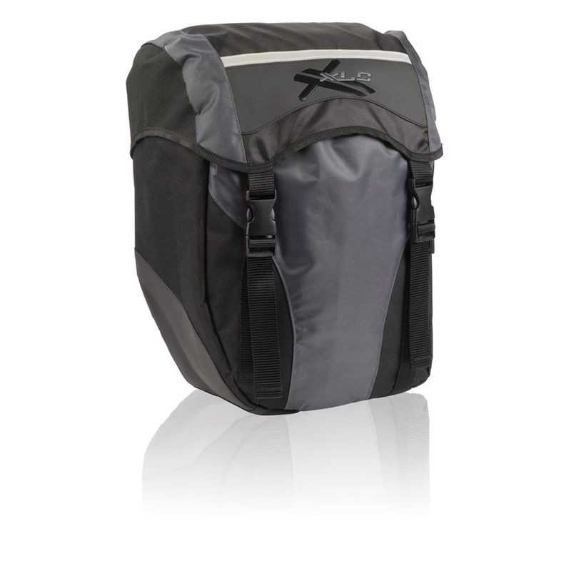 XLC Alforjas traseras portabultos 2 bolsillos externos 30L BA-S40 29X14X36CM 2501716000