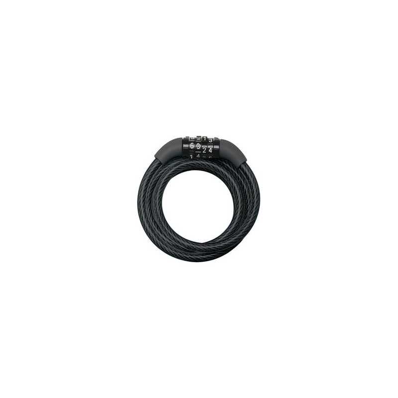 Anti-theft lock spiral cable closure combination 120cmx  8MM