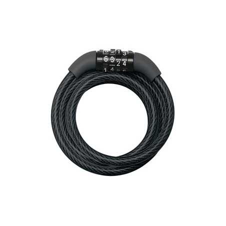 Anti-theft lock spiral cable closure combination 120cmx  8MM