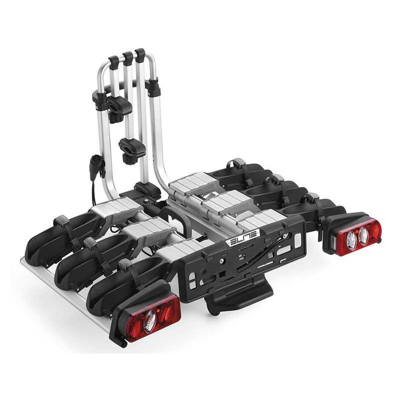 ELITE Portabicicletas plegable con rampa para 3 bicicletas DOLOMITI 416111