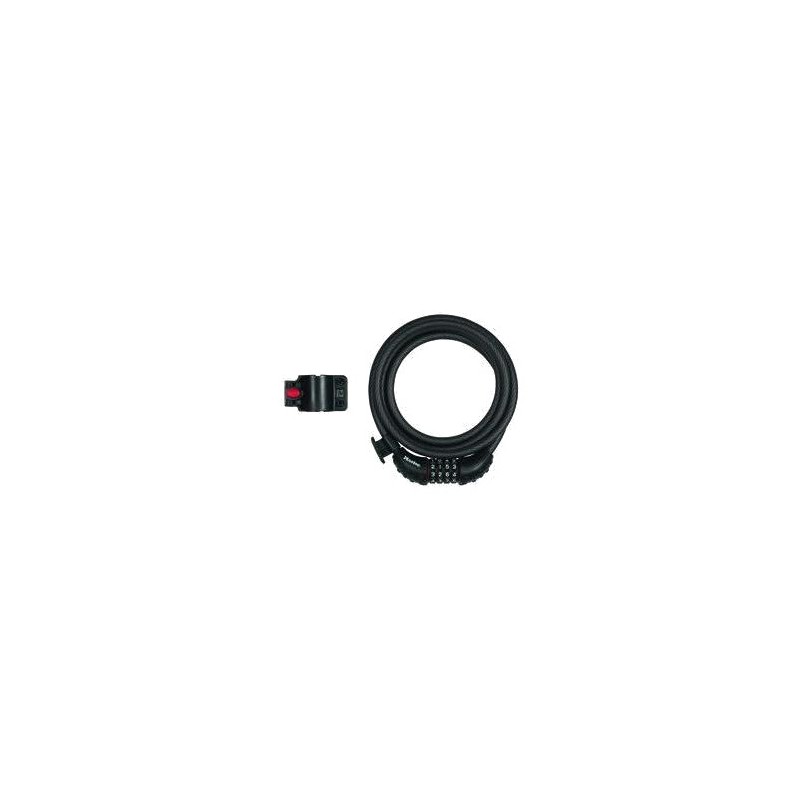MASTER LOCK Candado antirrobo cable espiral con soporte cierre combinacion 180CMx 10MM 3520190049469
