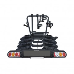 PERUZZO Portabicis trasero enchange a la bola hasta 4 bicicletas PURE INSTINCT 416114
