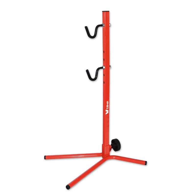 V BIKE Expositor ajustable y universal para bicicletas - almacenamiento óptimo en tu garaje compatible con mtb, carretera, bmx m