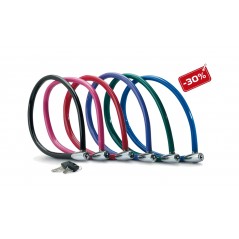 MASTER LOCK Candado antirrobo con llave varios colores 55CMx 6MM 6U 3520190049827