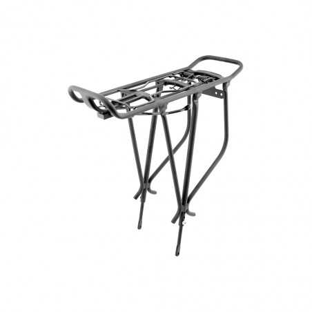 V BIKE Portabultos parrilla trasera regulable de aluminio para bicicletas 26 a 28 y especial alforjas - Marca 481