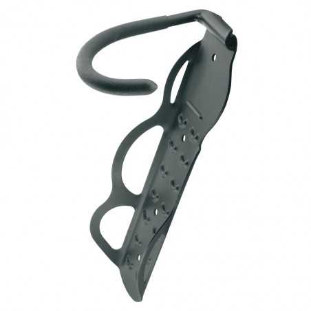 Hook/hanger, wall support at tire gum bicycle