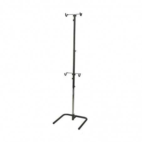 Vertical exhibitor bracket, hanger for 2 bicycles