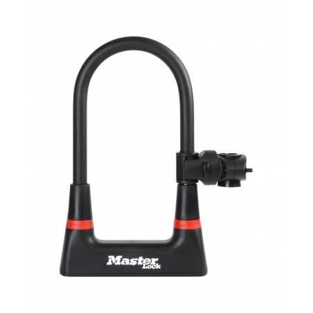 MASTER LOCK Candado antirrobo horquilla con llave U-LOCK 210MMX140MMX14MM 3520190942746