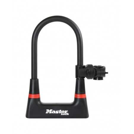 MASTER LOCK Candado antirrobo horquilla con llave U-LOCK 210MMX140MMX14MM 3520190942746