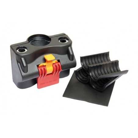 Baby, child seat attachment kit to the frame of the bicycle