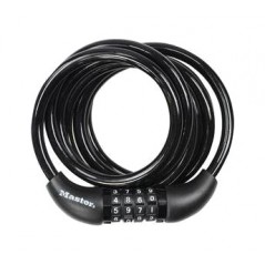 MASTER LOCK Candado en espiral cierre con combinacion 180MMx 8MM 3520190941879
