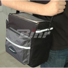 Bag, handlebar basket convertible bicycle