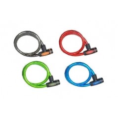 Lockable spiral lock with key 100mmx  18MM