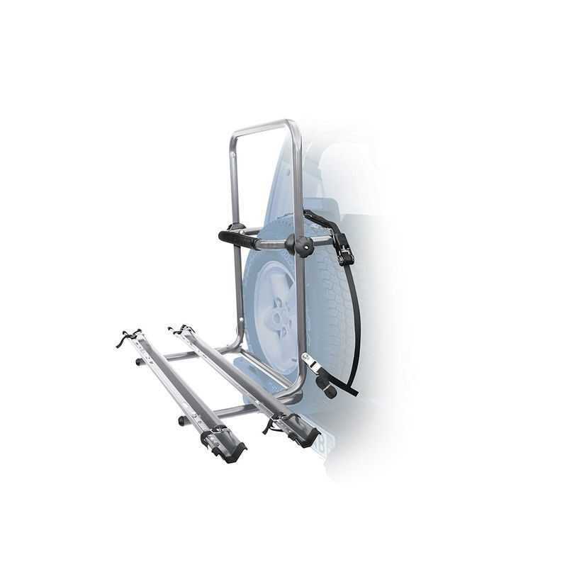 PERUZZO Portabicis para 4x4 a rueda todoterreno 2 bicis MOD.BRENNERO 41611