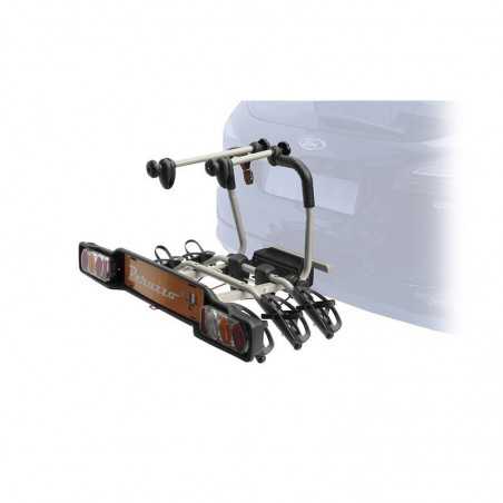 Aluminum tow-ball bike carrier parma for 3 bikes - foldable