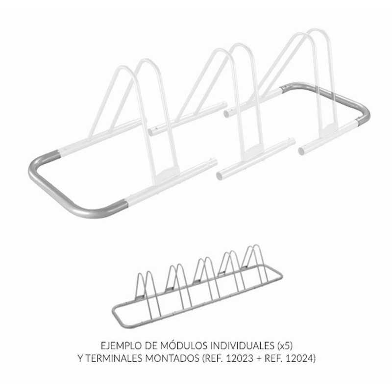V PARTS Juego de terminales expositor aparcamiento bicicletas para muchas bicis 12024