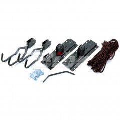 Hook, lift support to roof, bicycle, with gum