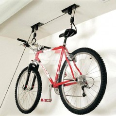 Hook, lift support to roof, bicycle, with gum