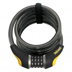 ONGUARD Candado espiral DOBERMAN COMBINACION 185 CM x 12 mm 267007