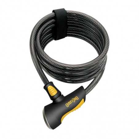 ONGUARD Candado espiral DOBERMAN LLAVE 185 CM x 10 mm 267014