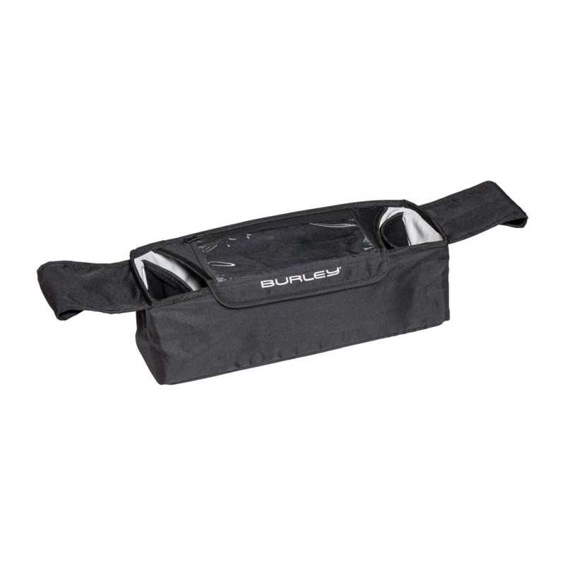 Bicycle bag for children's trailer handlebars 