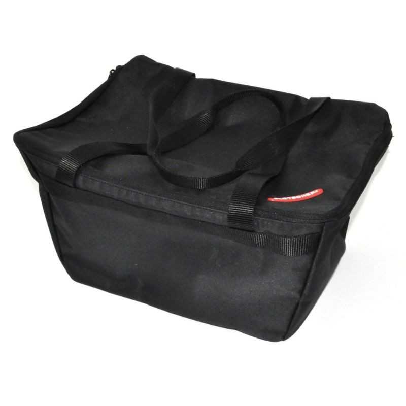 PLETSCHER Bolsa bicicleta elegante para cesta trasera 30X22X20CM. 701263