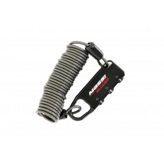 Spiral padlock with combination  LIZARD 3X1800MM