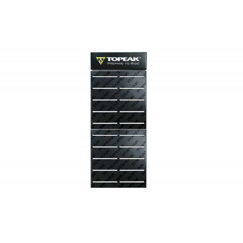 TOPEAK Expositor bicicleta pos cabezal 2 paneles + 12 ganchos 50455
