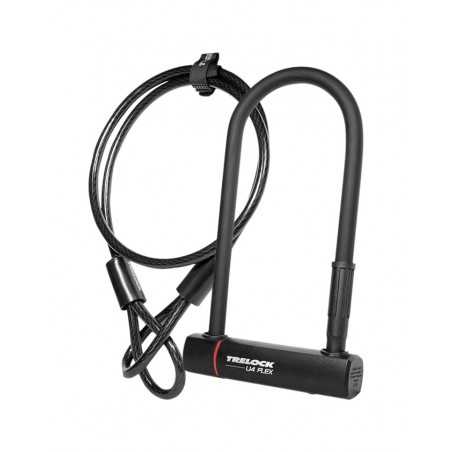 U-shaped anti-theft padlock with bracket  U4 FLEX ZB 401 230 - 102 MM ø 14 MM