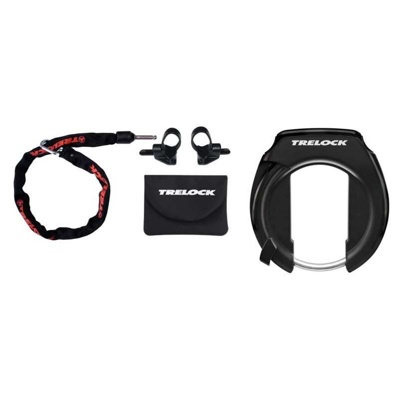 Frame padlock with bracket  COMBI RS351 P-O-C 100 CM- 6 MM ZR355