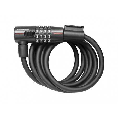 Anti-theft cable lock with combination  KS 415 CODE 110 CM - 15 MM