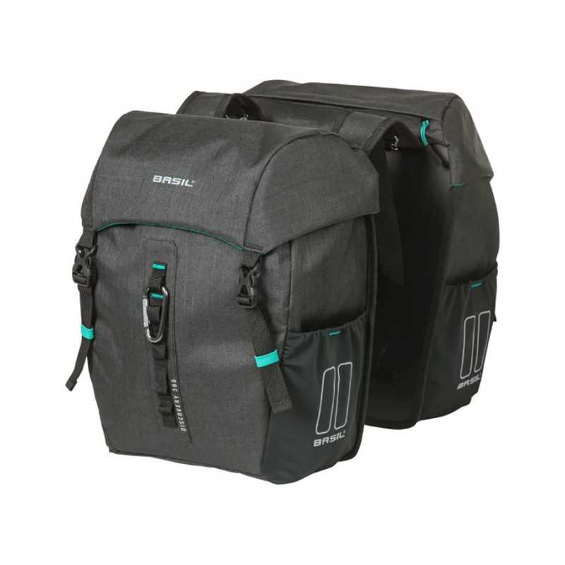 BASIL Alforjas para bicicleta trasera DISCOVERY 365D 30X15X31 18L 707591