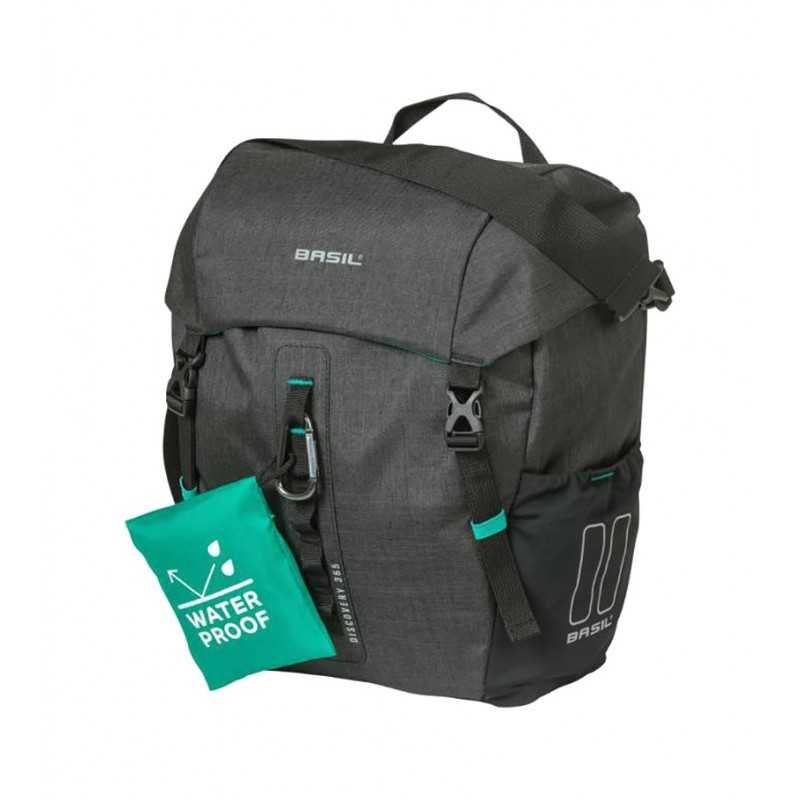 BASIL Alforjas para bicicleta trasera DISCOVERY 365D 30X15X31 9L 707592