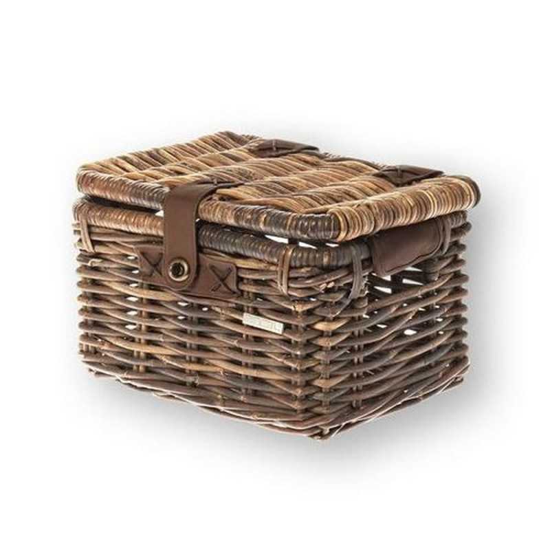 BASIL Cesto con tapa de mimbre DENTON 18 L 291003